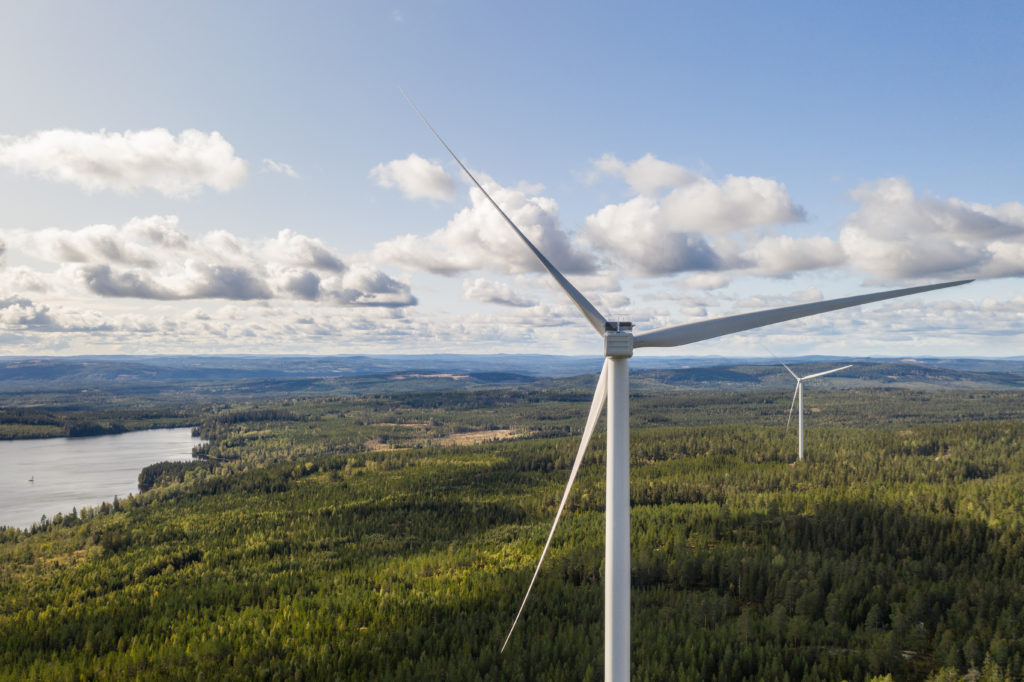Orrberget vindpark i Sverige