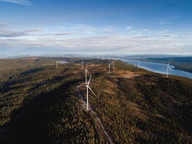 Raskiftet vindpark, 112 MW, Norge (foto: Joakim Lagercrantz)
