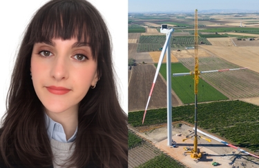 Möt Giulia Verzino, som ledde byggnationen av OX2:s första italienska vindkraftspark