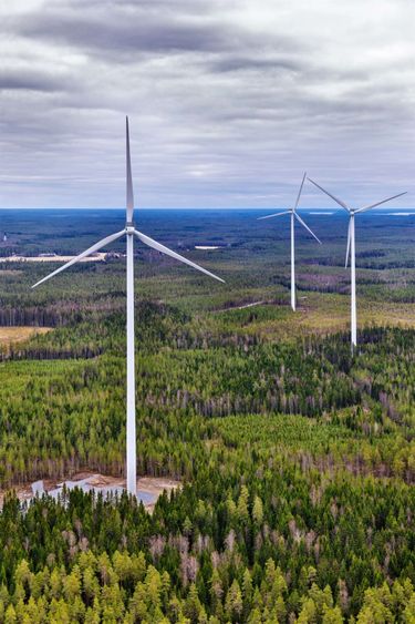 Jouttikallio vindpark, 21 MW, Finland (foto: Jann Lipka)