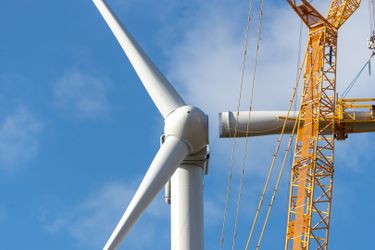 Wind farm construction (photo: Joakim Lagercrantz)