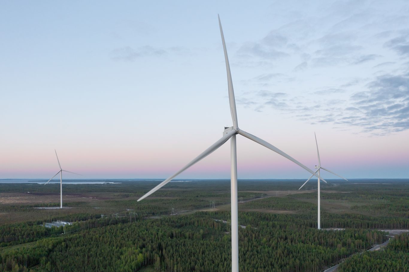 Metsälamminkangas wind farm Finland 