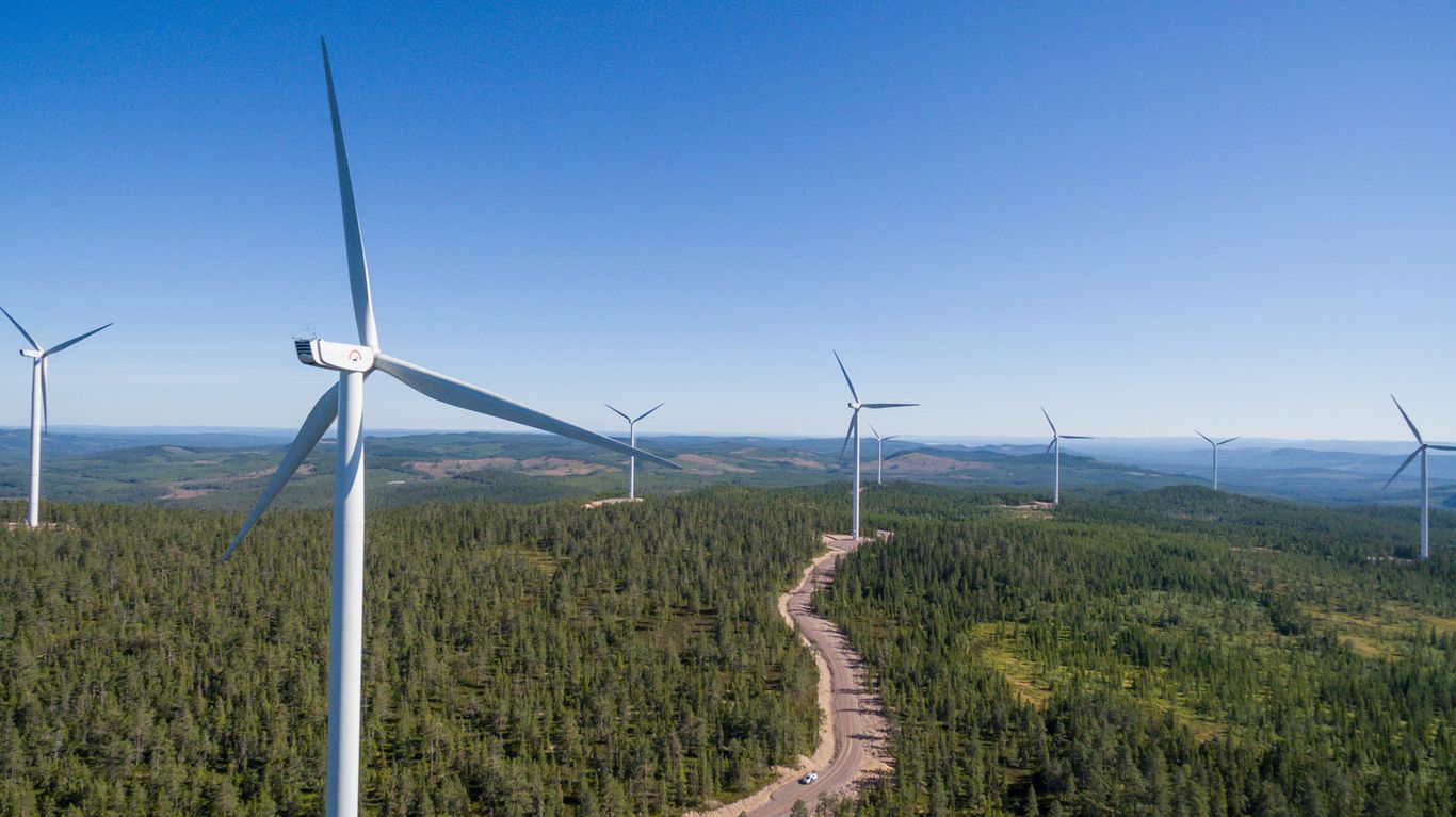 Bösjövardenin tuulipuisto, 22,5 MW, Ruotsi (kuva: Joakim Lagercrantz)