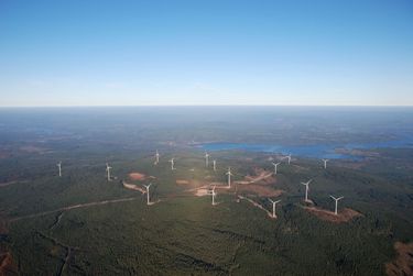 Hedbodbergetin tuulipuisto, 20 MW, Ruotsi (kuva: OX2)