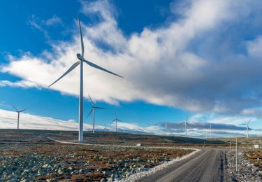 Glötesvålen wind farm, 90 MW, Sweden (photo: Jann Lipka)