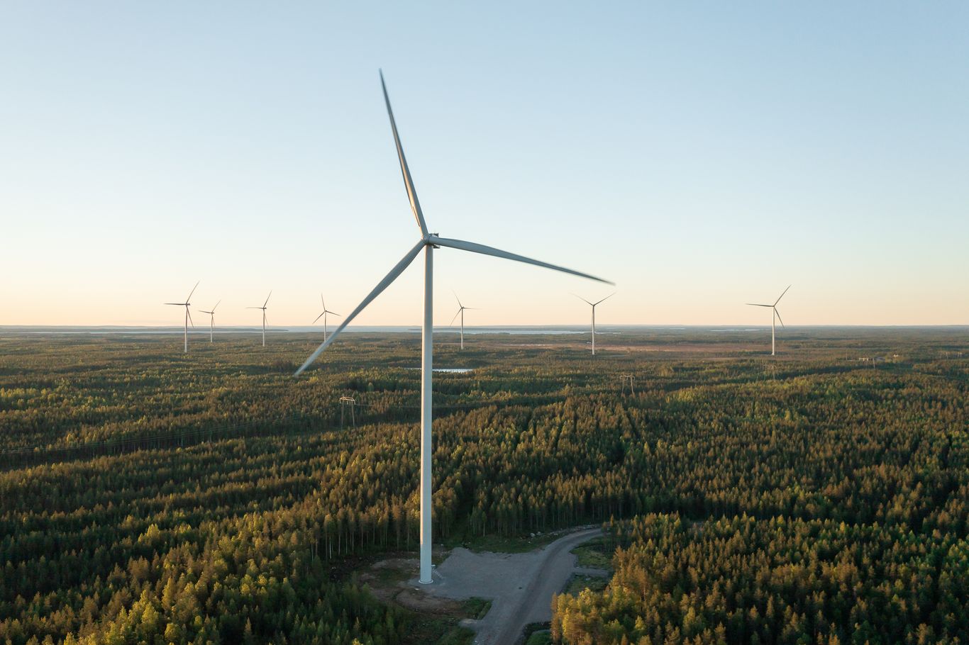 Metsälamminkangas wind farm Finland 