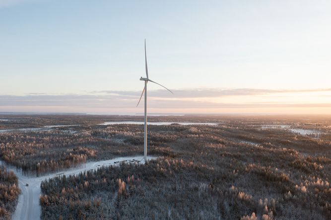 Metsälamminkankaan tuulipuisto, Suomi
