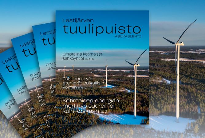 Kuva Lestijärven asukaslehden kannesta